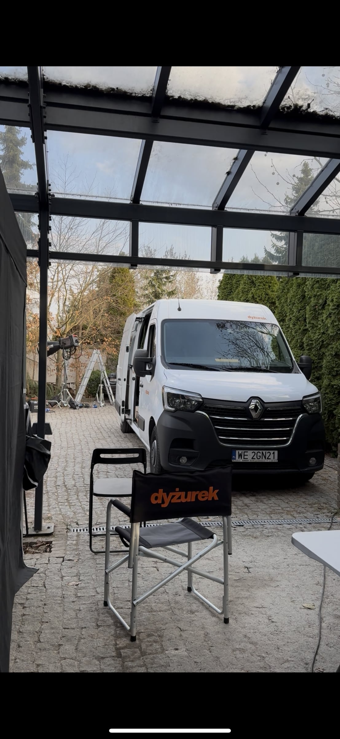 Dyżurek crew on location